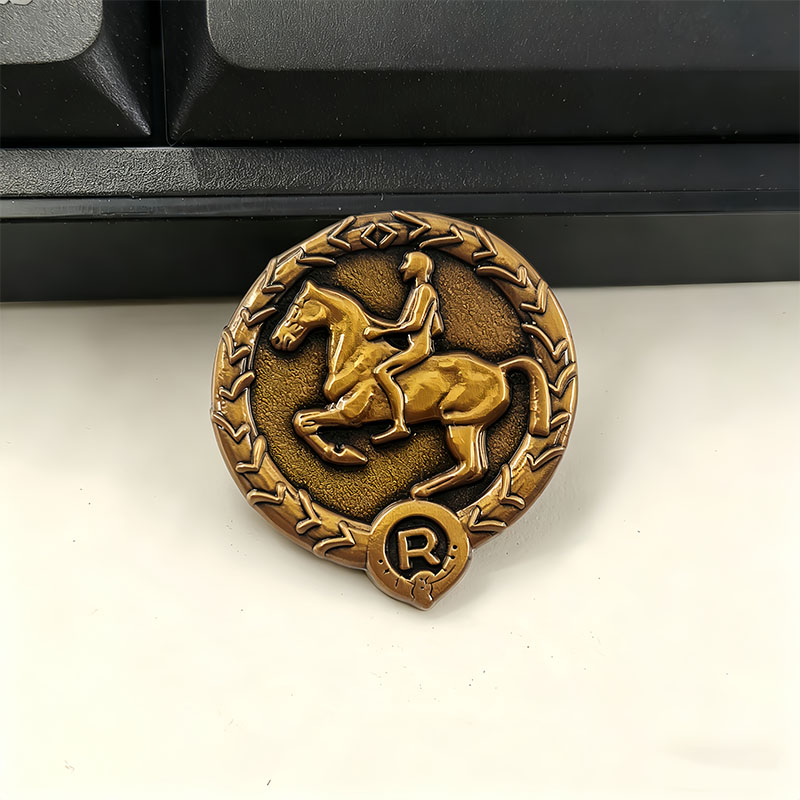Vintage Collectible Pins - German Young Horseman Badge German Horse