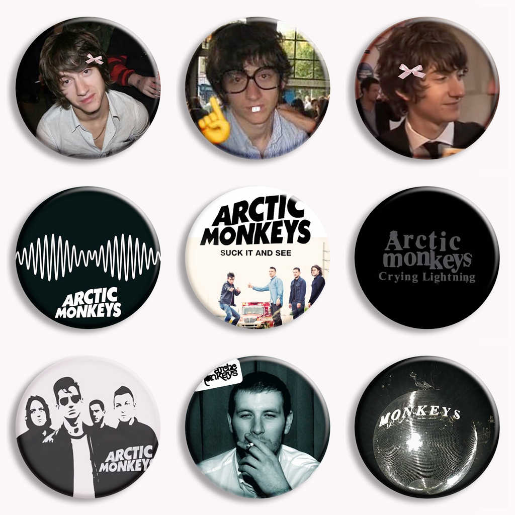 Vintage Collectible Pins - Vintage Arctic Monkeys Music Band Album
