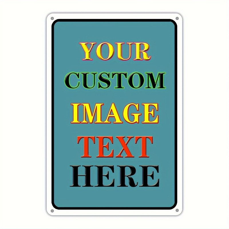 Vintage Collectible Plates - Custom Photo Rectangular Iron Plate Vintage