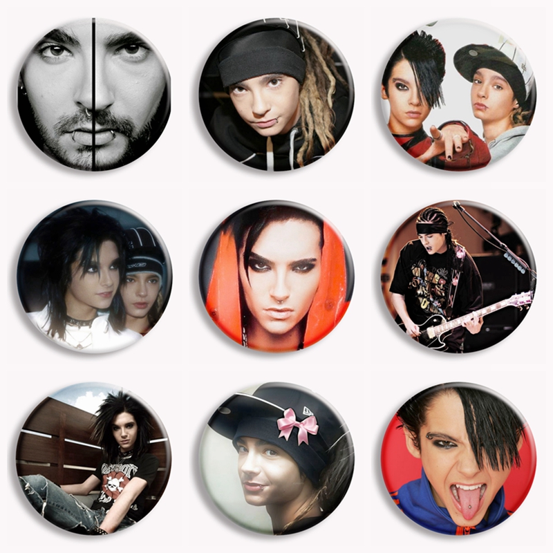Vintage Collectible Pins - Rock Band Tokio Hotel Kaulitz Vintage