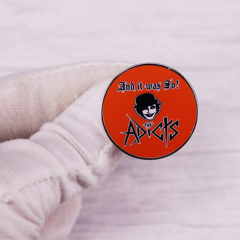 Vintage Collectible Pins - The- Adicts Enamel Pin Vintage Rock