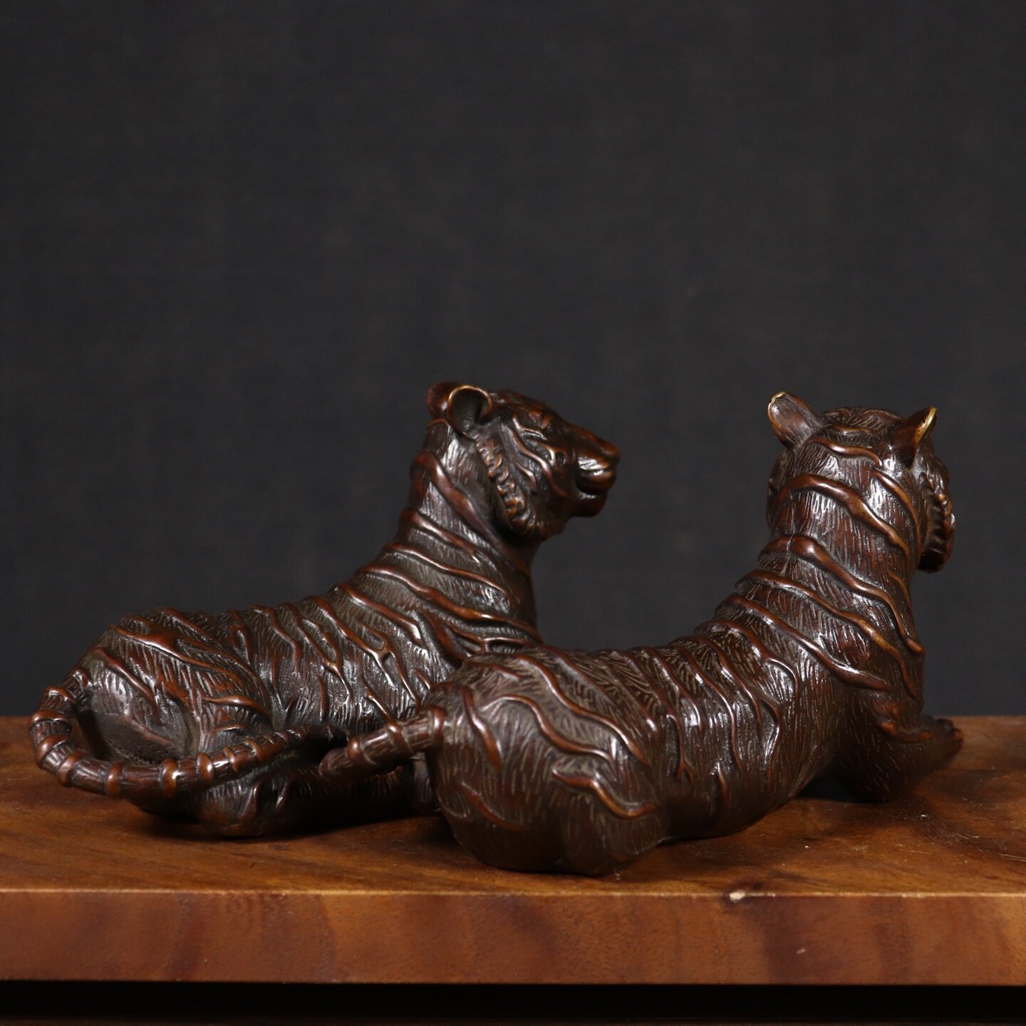 Vintage And Collectible Stores - Chinese Feng Shui Vintage Copper Tiger