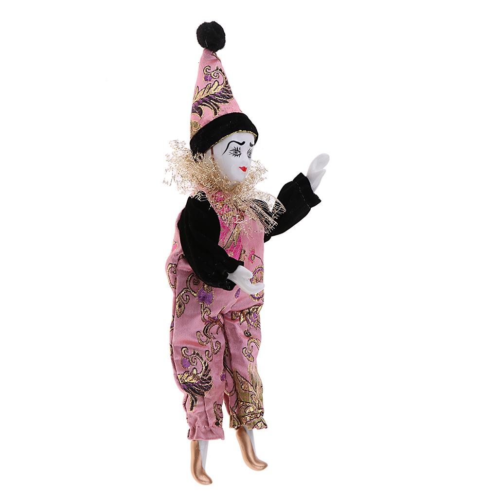 22cm Porcelain Clown Dolls Col - Vintage Collectible Clowns 评论和价格