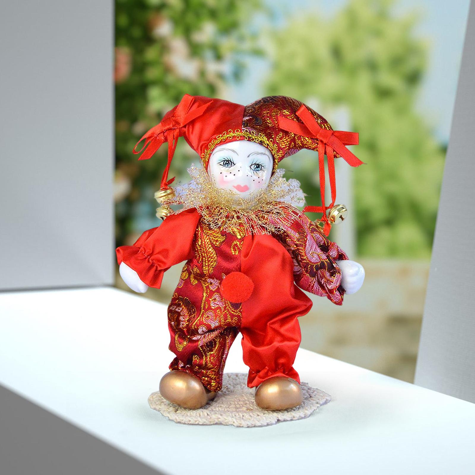 Vintage Harlequin Doll Antique - Vintage Collectible Clowns 评论和价格