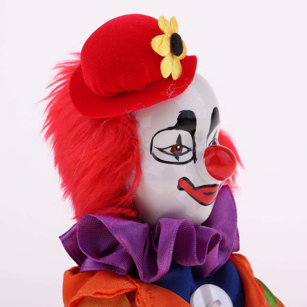 Mini Porcelain Clown Dolls 18c - Vintage Collectible Clowns 评论和价格