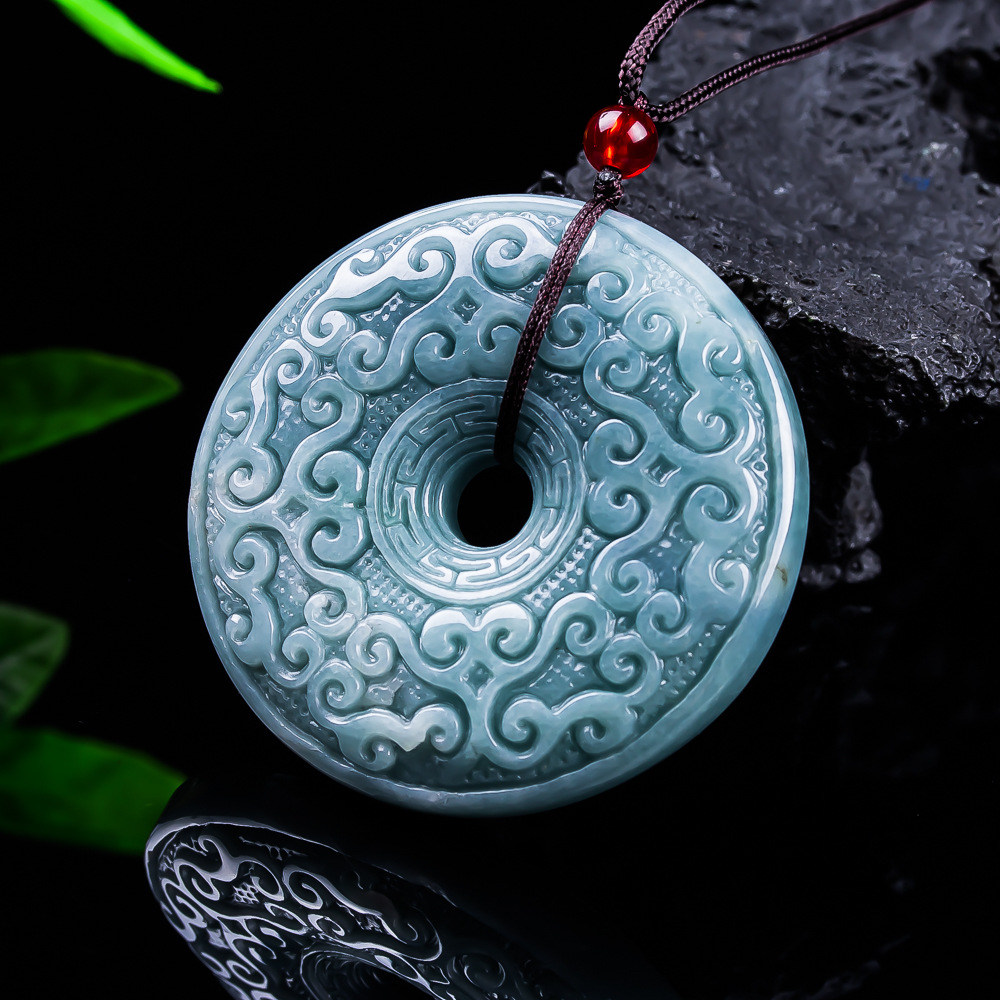 Natural Burmese Jadeite Flower - Vintage Necklace 评论和价格