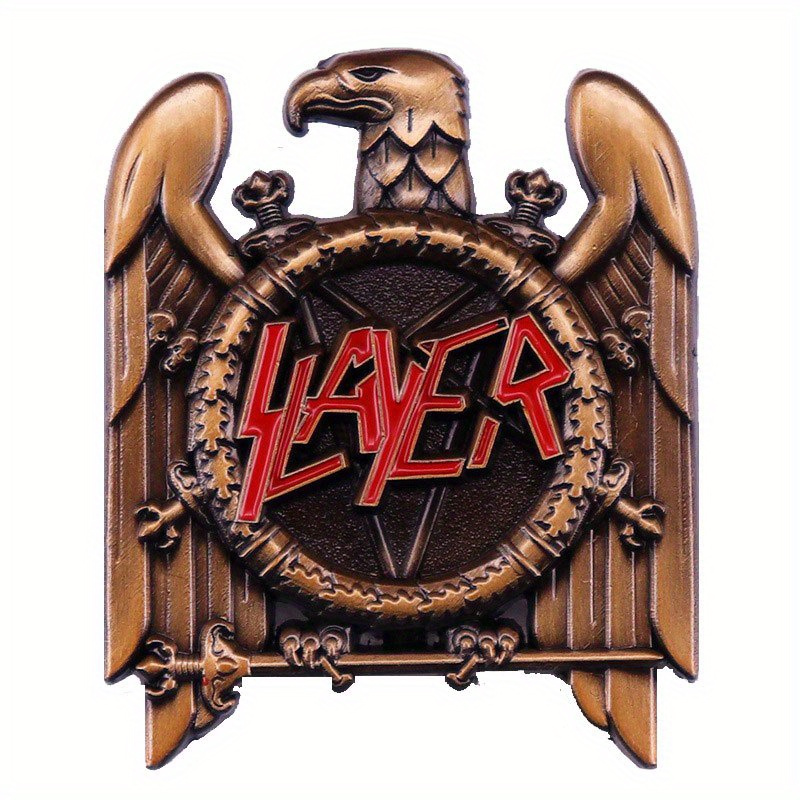 1pc Retro Heavy Metal Band Pop - Vintage Collectible Pins 评论和价格