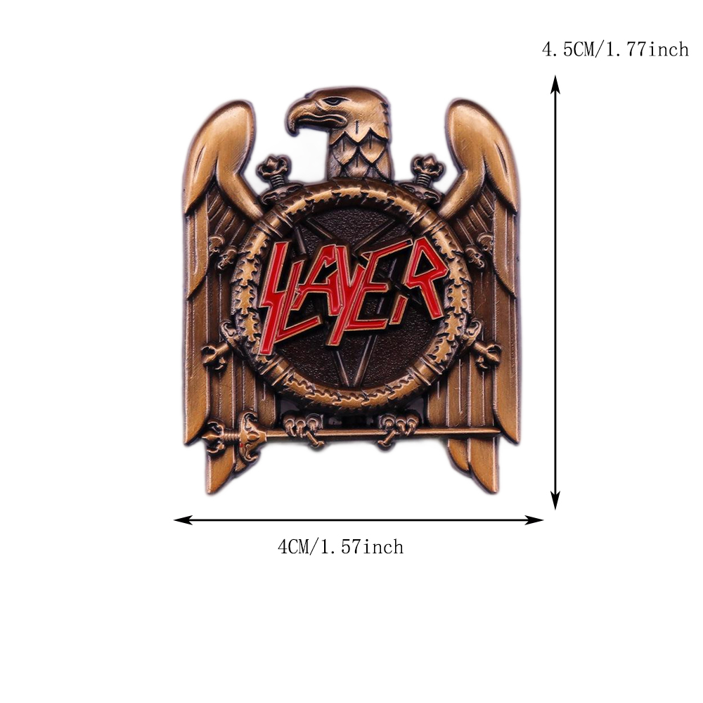 1pc Retro Heavy Metal Band Pop - Vintage Collectible Pins 评论和价格