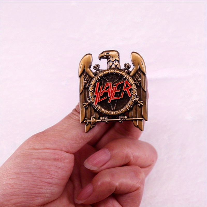 1pc Retro Heavy Metal Band Pop - Vintage Collectible Pins 评论和价格