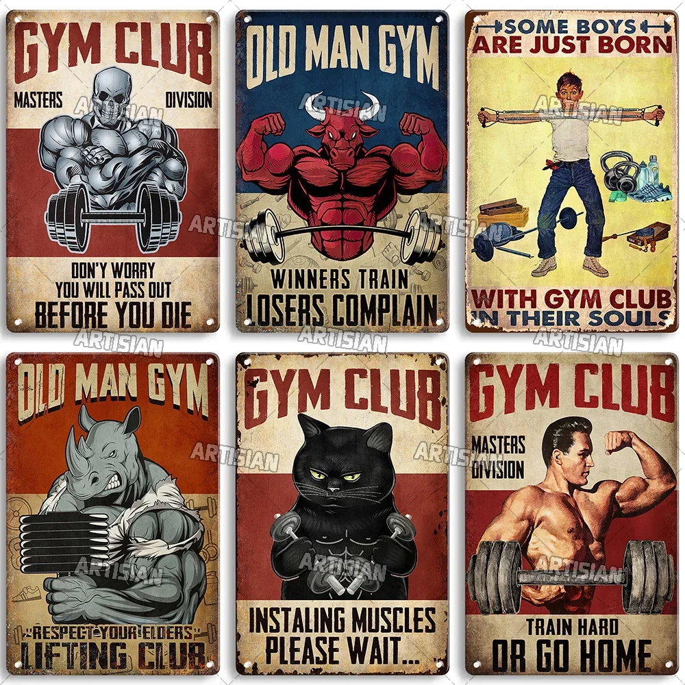 Old Man Gym Club Inspirational - Vintage Collectible Plates 评论和价格