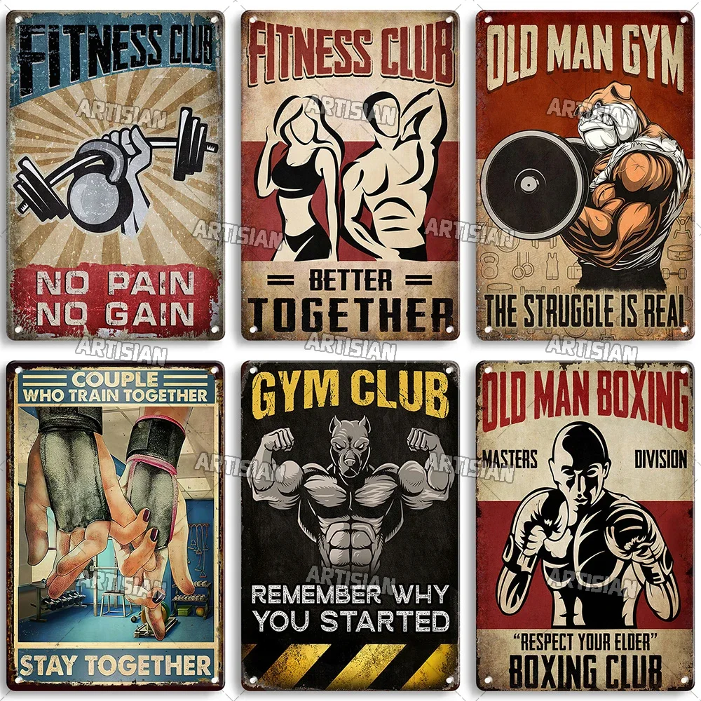 Old Man Gym Club Inspirational - Vintage Collectible Plates 评论和价格