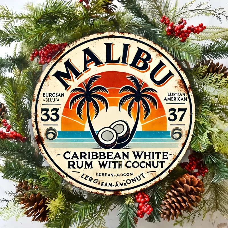 Vintage Malibu Rum Coconut Alu - Vintage Collectible Plates 评论和价格