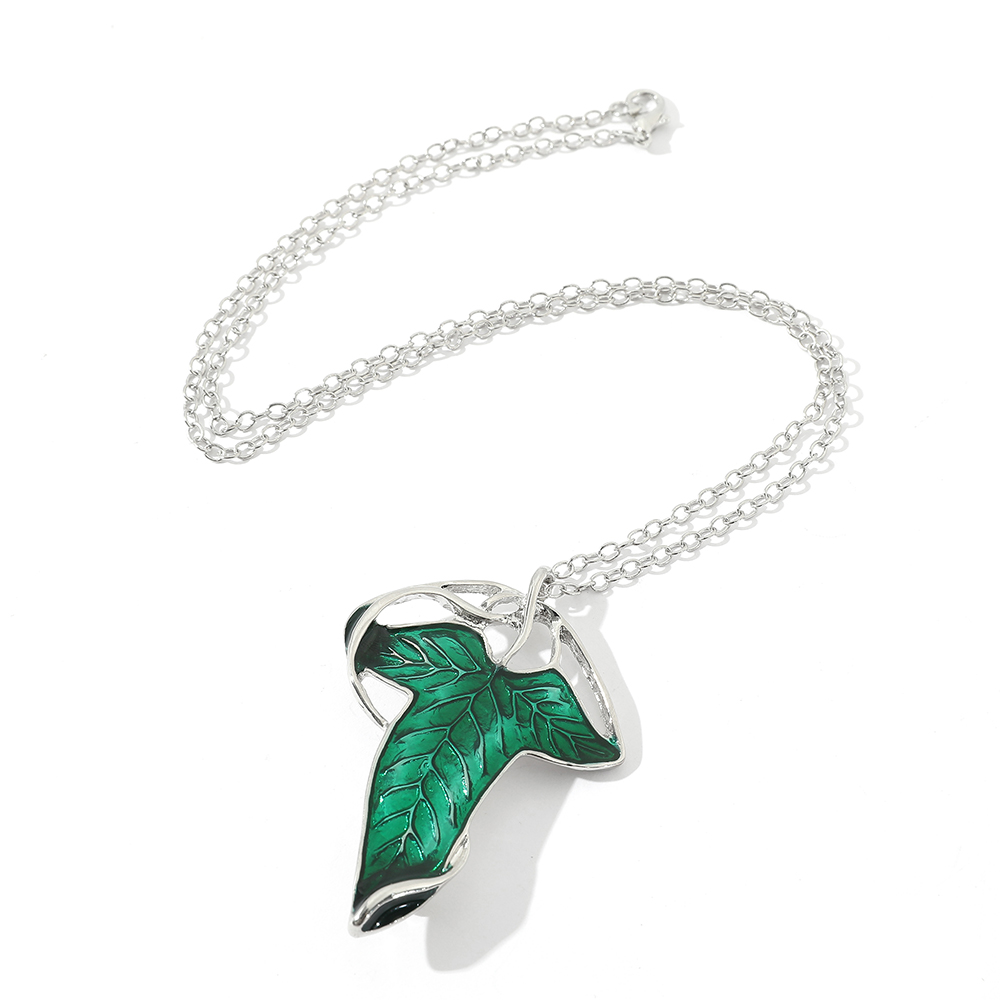 Vintage Green Leaf Pendant Nec - Vintage Item 评论和价格