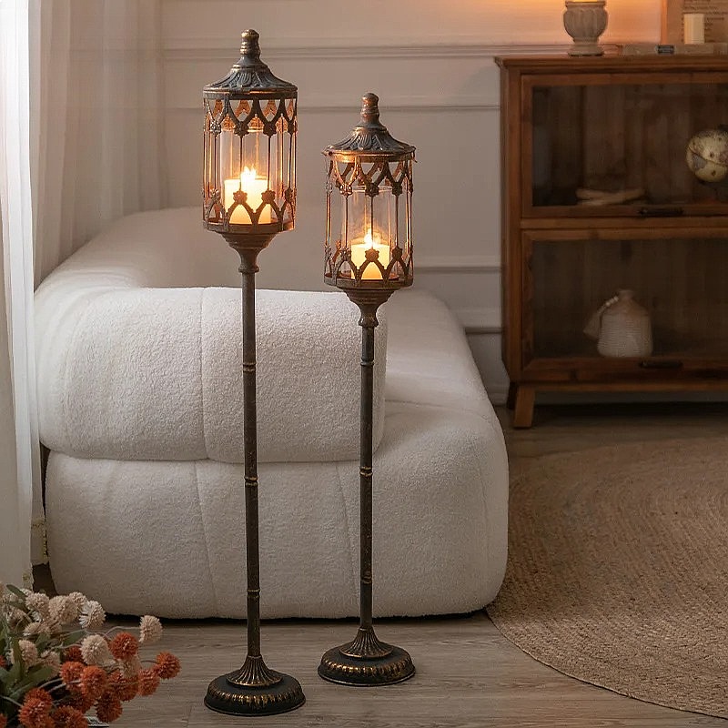 Outdoor Metal Candelabra Rainp - Collectible Vintage Matches 评论和价格