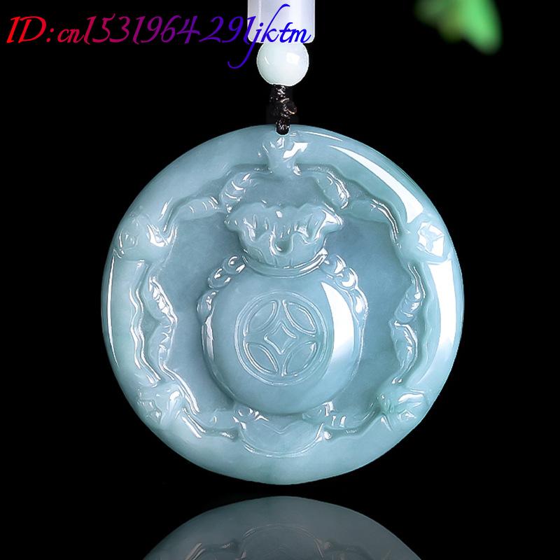 Burmese Jadeite God of Wealth  - Vintage Necklace 评论和价格