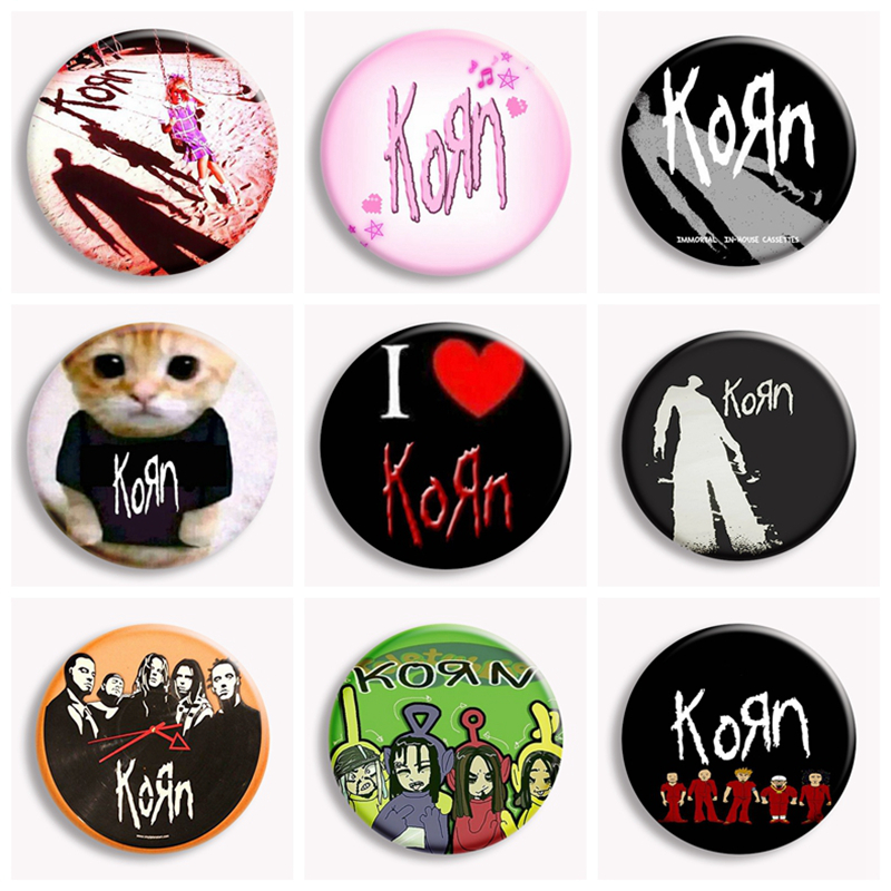 Hip Hop Korn Music Rock Band C - Vintage Collectible Pins 评论和价格