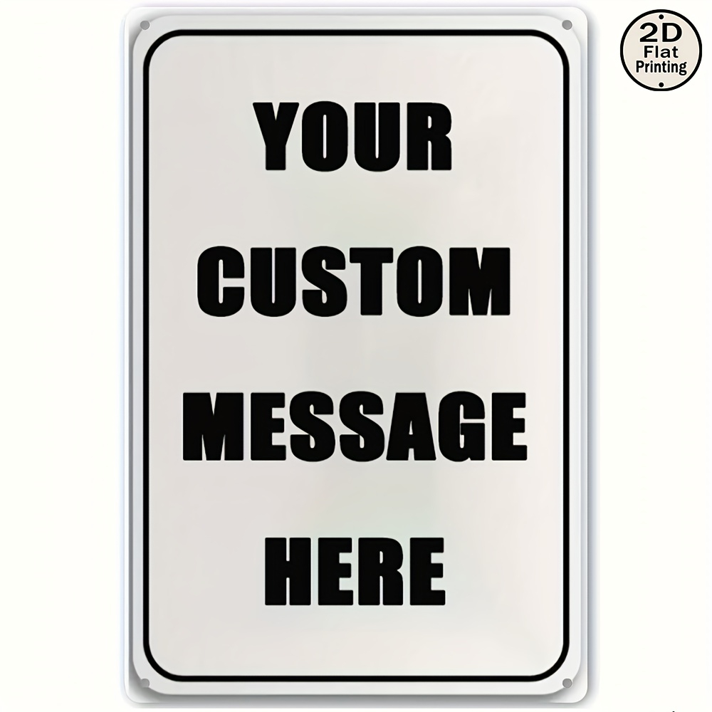 Custom Metal Tin Sign Personal - Vintage Collectible Plates 评论和价格