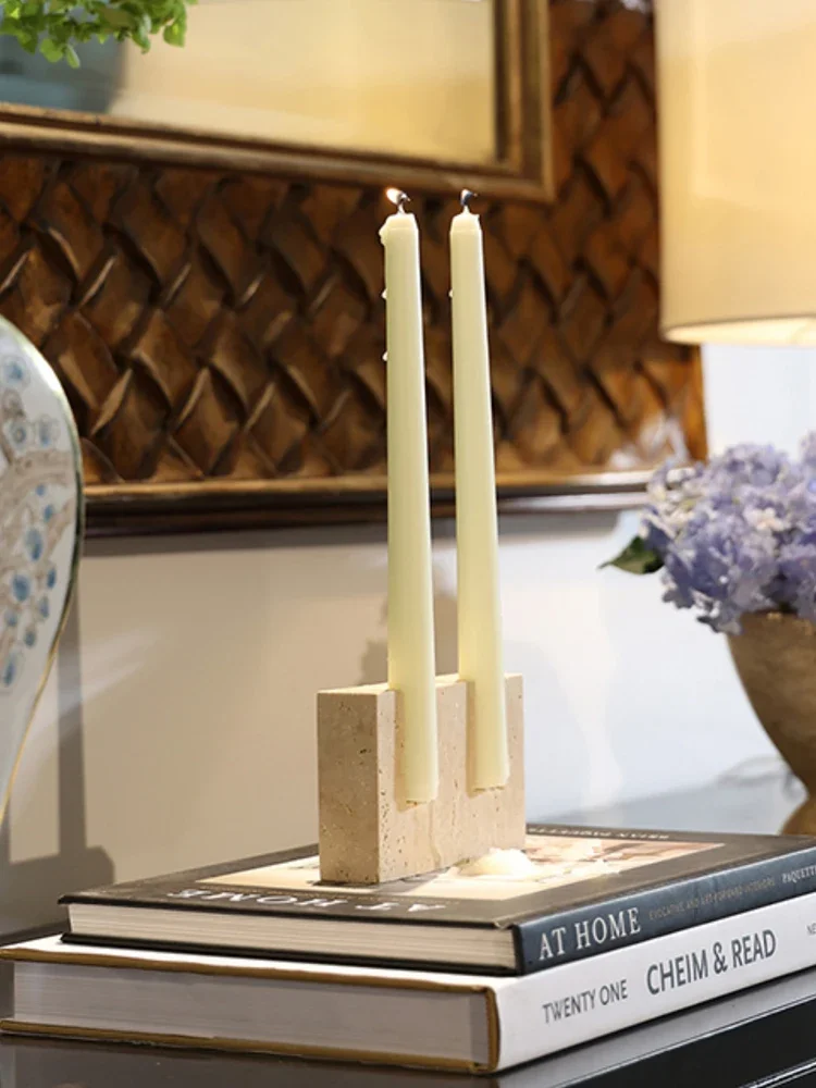 2 Holes Marble Candlestick Hol - Collectible Vintage Matches 评论和价格