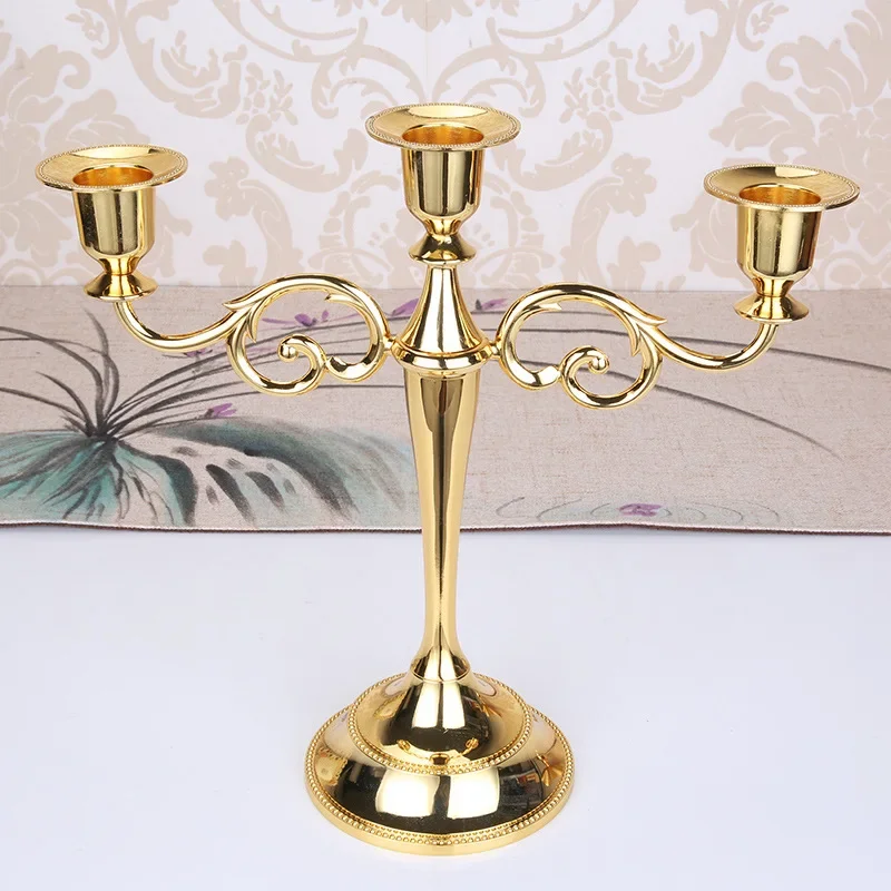 Antique Brass 3-Arm Candelabra - Collectible Vintage Matches 评论和价格